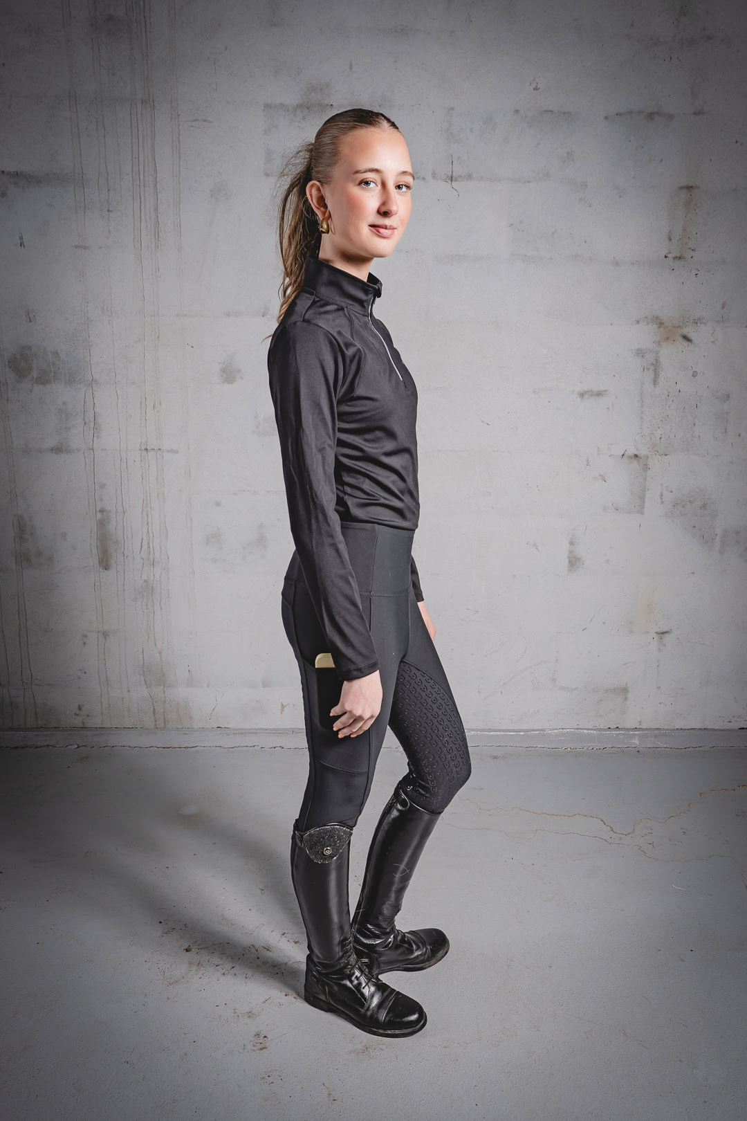 Elgorre Ridebukser Nr. 01 – Sort